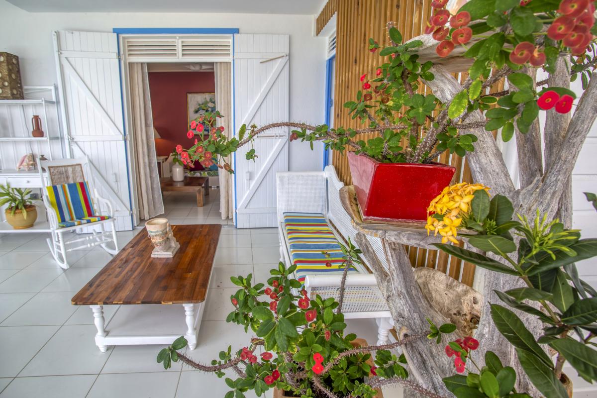 13.Location villa piscine vue mer St François Guadeloupe_Terrasse
